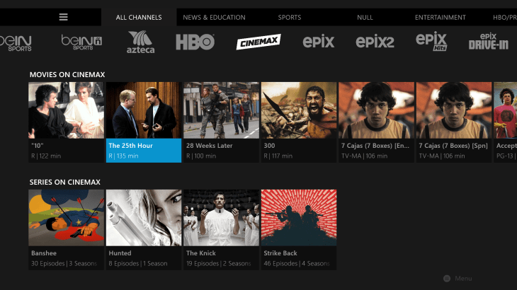 markeerstift Afkeer Giraffe Cinemax Is Now Available To Cord Cutters, But Only On Sling TV | TechCrunch