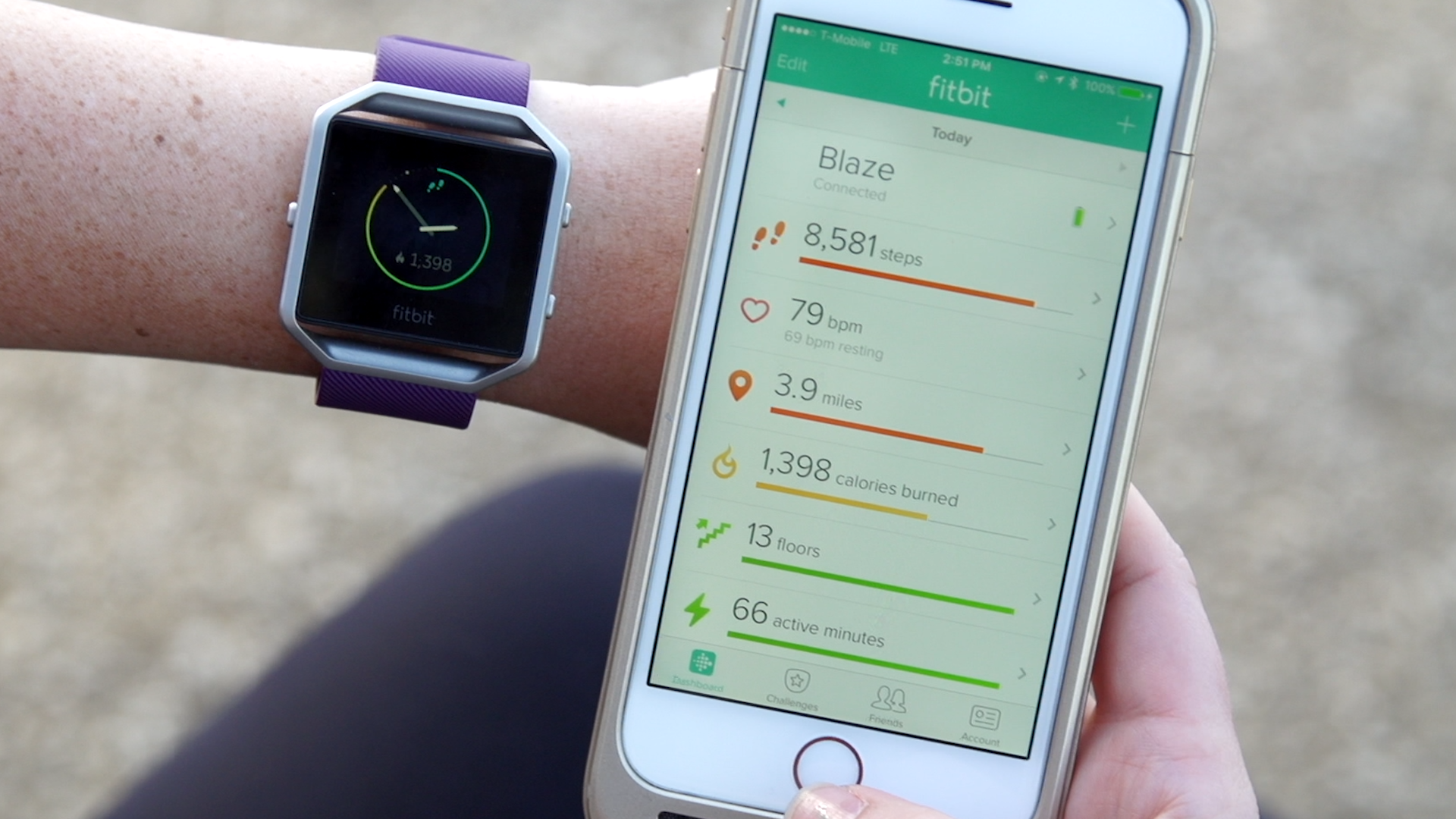 does fitbit blaze work with iphone
