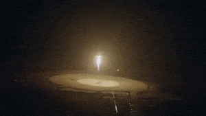 Falcon 9 first stage landing / Courtesy of SpaceX