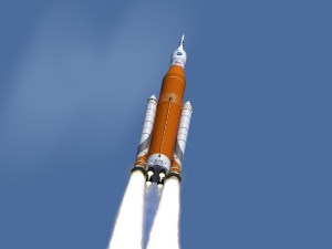 Illustration of Space Launch System / Image Courtesy of NASA