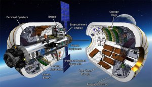 Illustration of B330 habitat / Image courtesy of Bigelow Aerospace