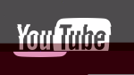 Glitchy YouTube logo