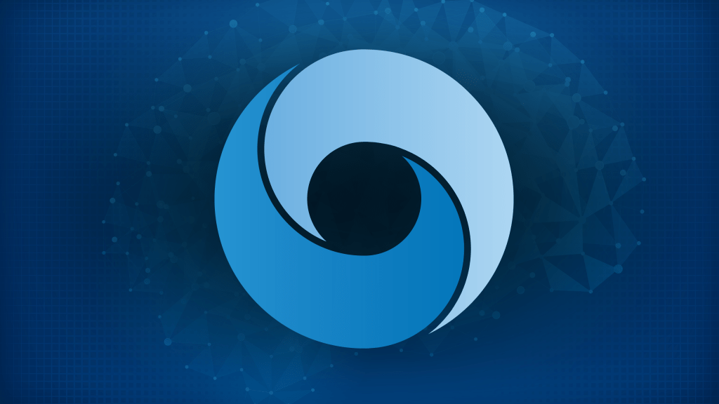blue circle, yin yang