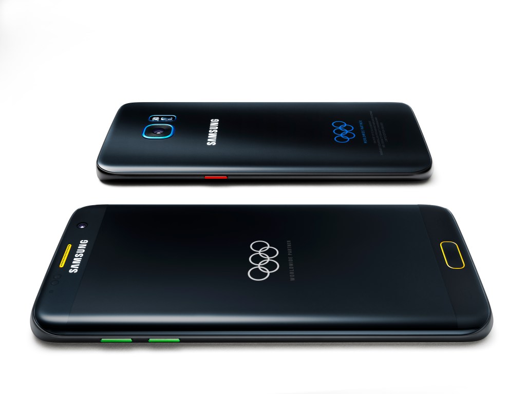 Samsung created a special Rio Olympics version of its Galaxy S7 Edge |  TechCrunch