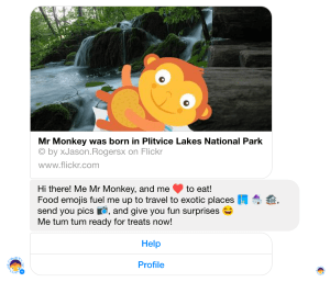 I now have a monkey pet called Mr Monkey. I'm imaginative like that. 