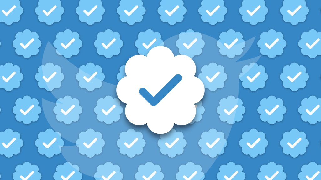 pattern of twitter's verified icon