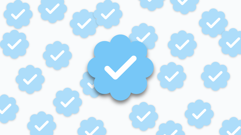 pattern of twitter's verified icon