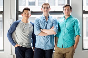Helix Sleep cofounders: Jerry Lin, Adam Tishman and Kristian von Rickenbach.