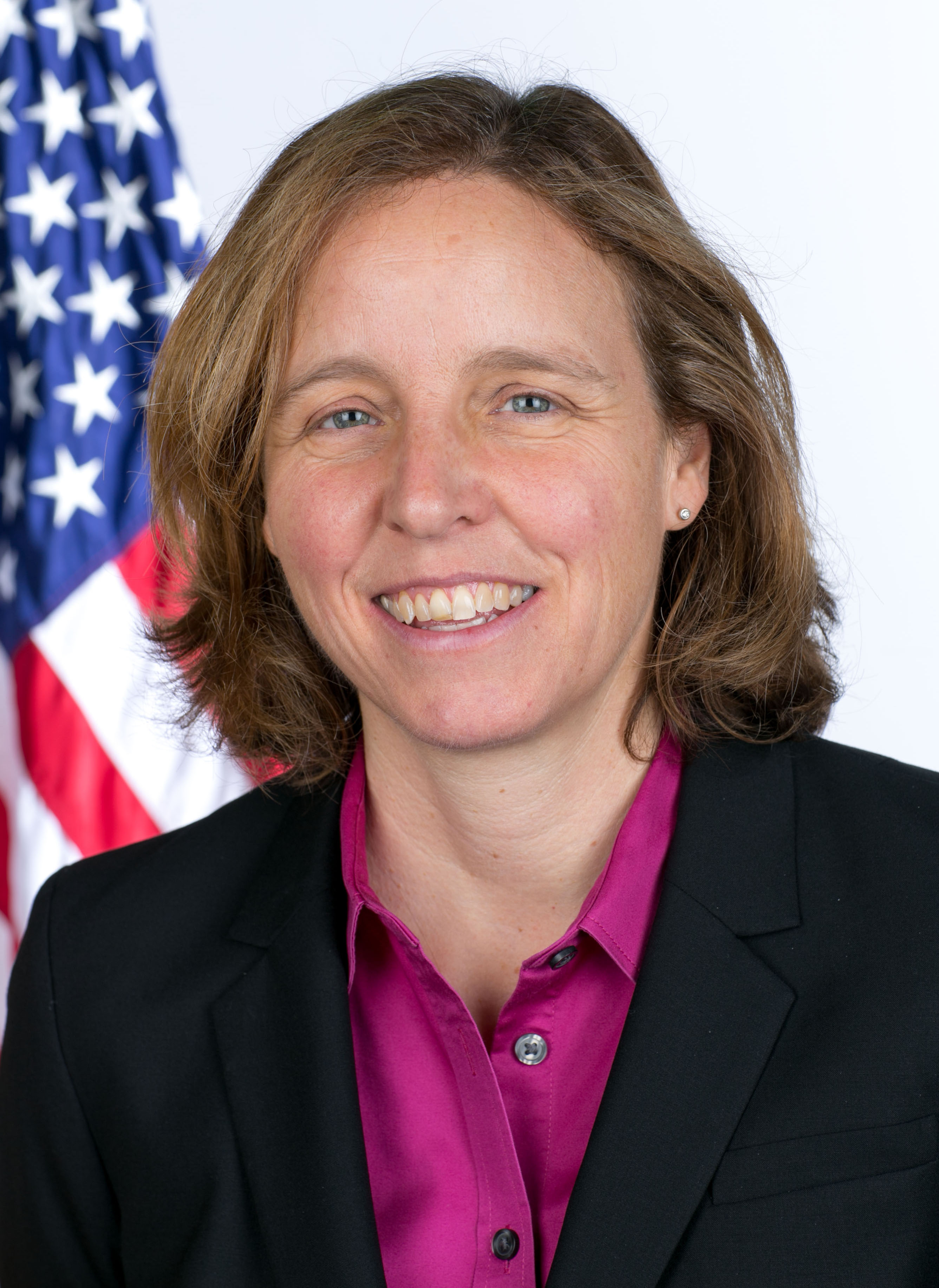 Megan Smith, OSTP, portrait taken during the commissioned officer portrait session in the Eisenhower Executive Office Building of the White House, Sept. 30, 2014. (Official White House Photo by Chuck Kennedy)