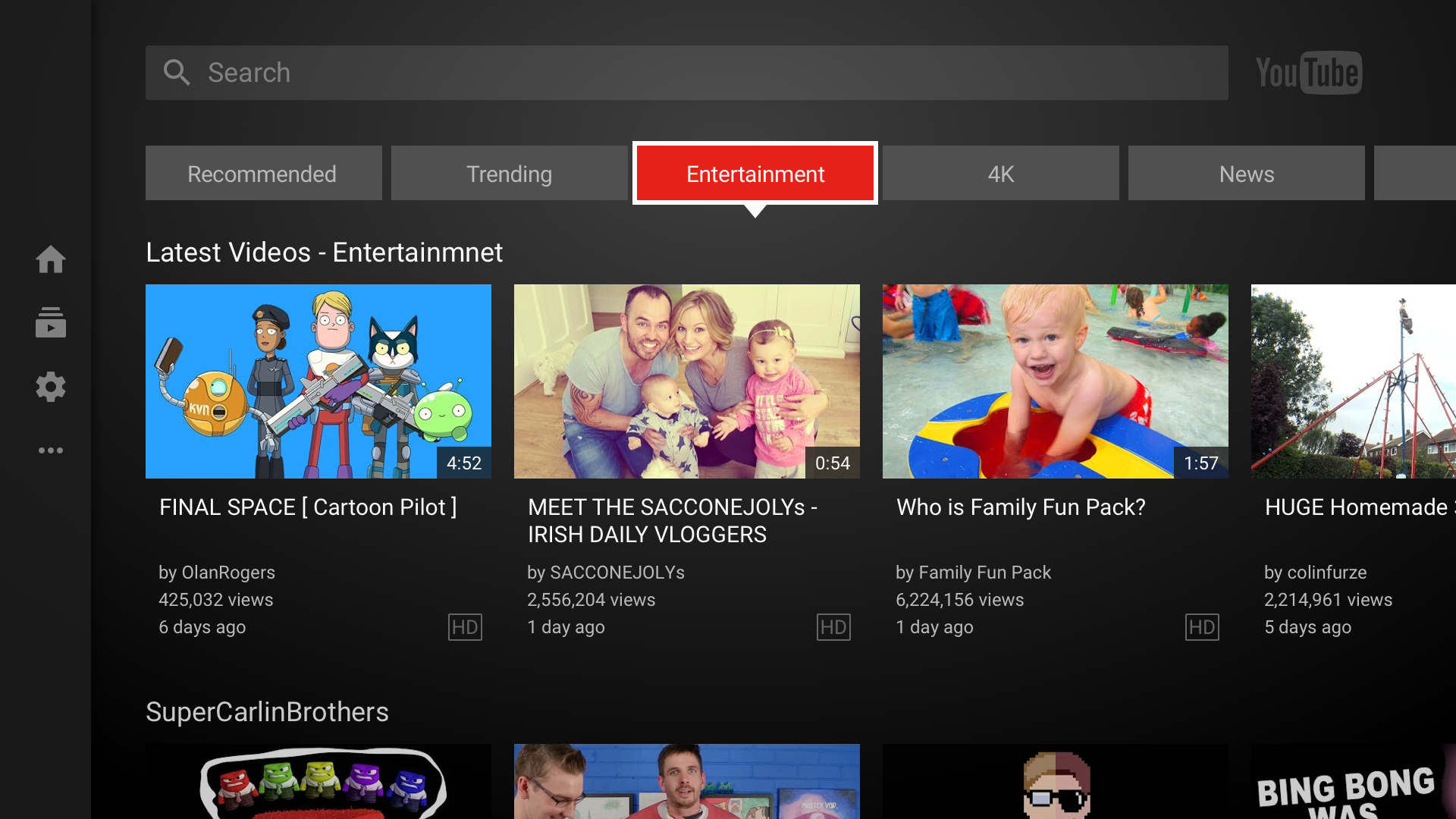 YouTube TV è un'app diversa?