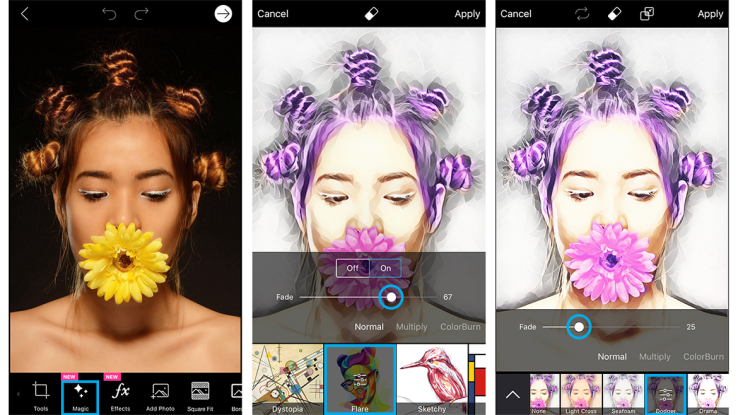 PicsArt drizzles Prisma-style magic on your pics and videos | TechCrunch