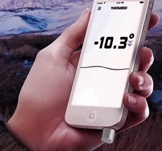 Thermodo's plugs into your phone to turn it into a thermometer. 