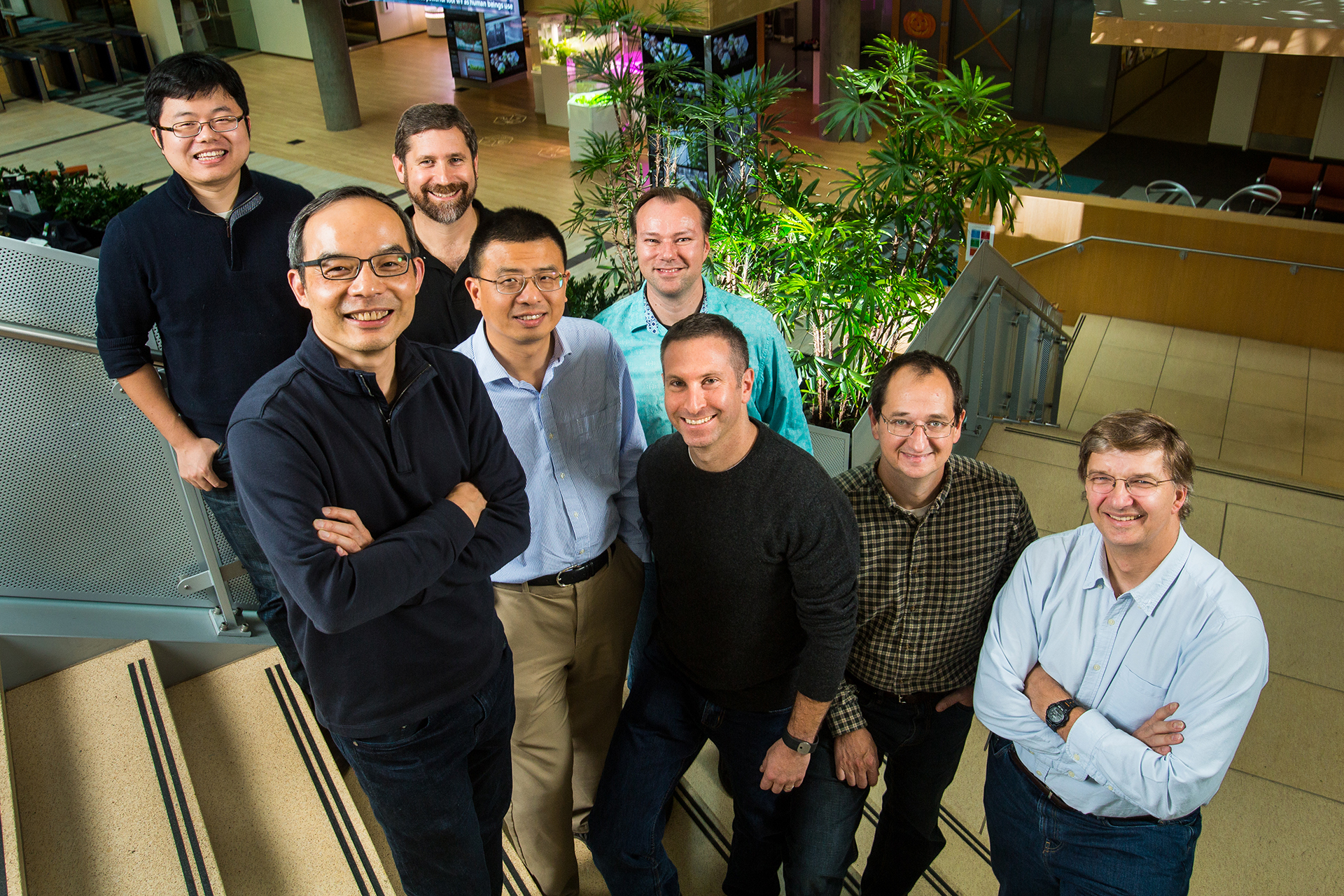 The team at Microsoft's Speech & Dialog research group.
