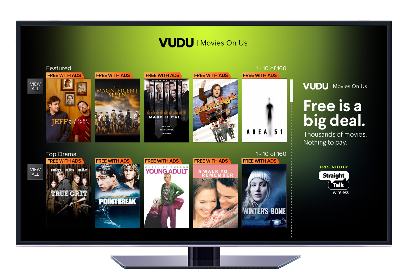Walmart launches a free streaming service, Vudu Movies on ...