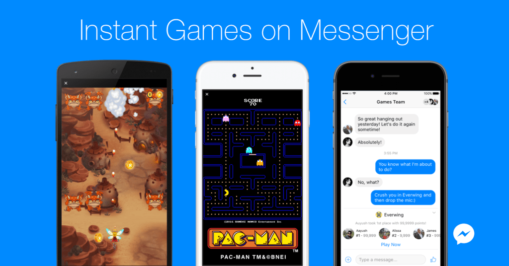 Facebook Messenger Launches Instant Games Techcrunch