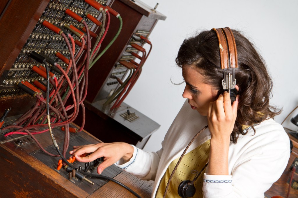 Old Cord Switchboard Operator