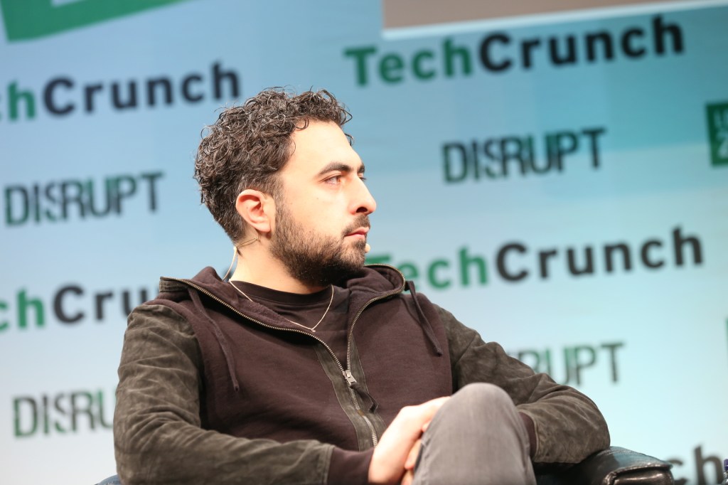 Mustafa Suleyman onstage at TechCrunch