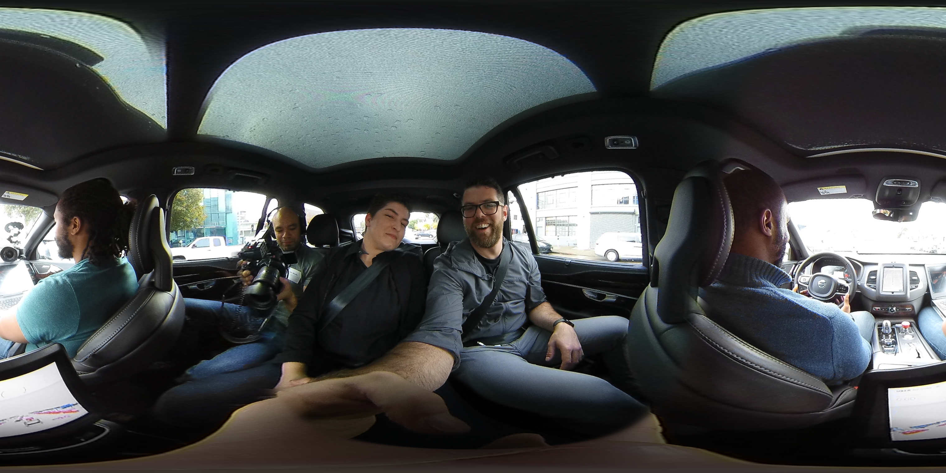 A 360-degree look at what it's like to ride in a self-driving Uber, with Uber Chief of Watch Rachel Maran.