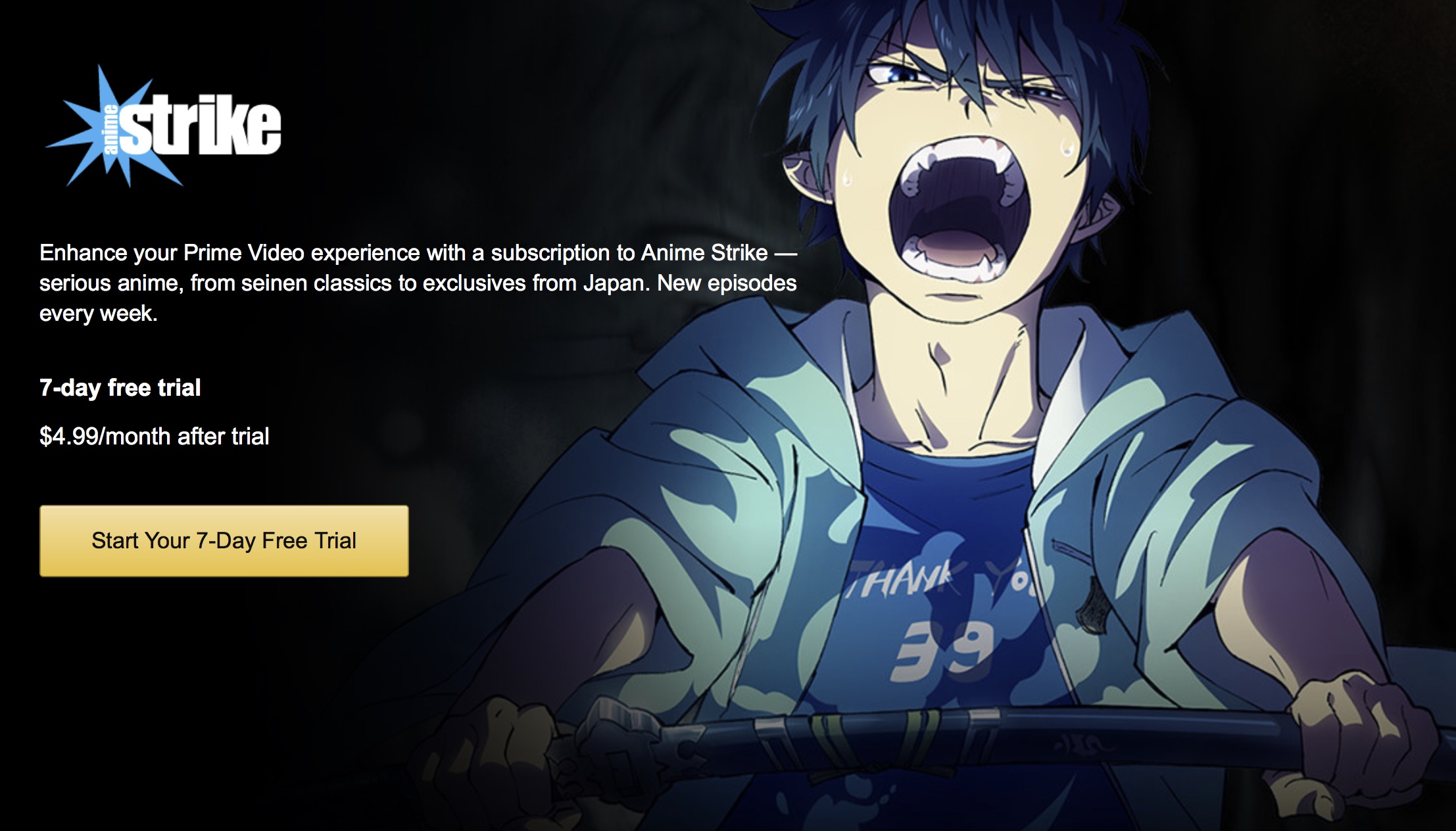 Amazon launches the first of its own subscription VOD channels, Anime  Strike | TechCrunch