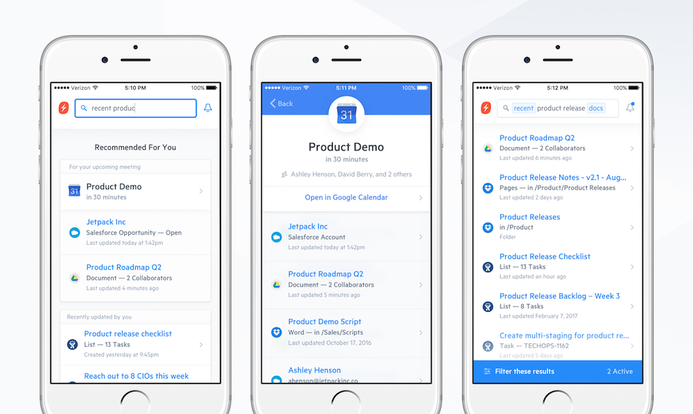 Swiftype launches a new product to help companies search across Dropbox, Office, G Suite and more