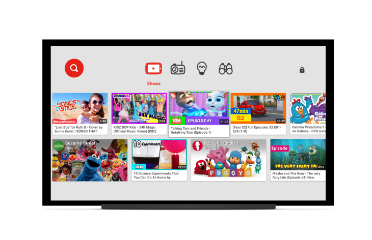 Youtube Kids Comes To Smart Tvs Techcrunch