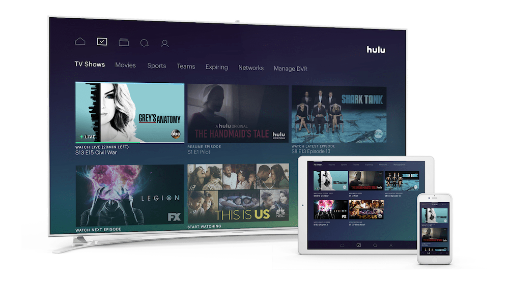 Hulu Live TV shows