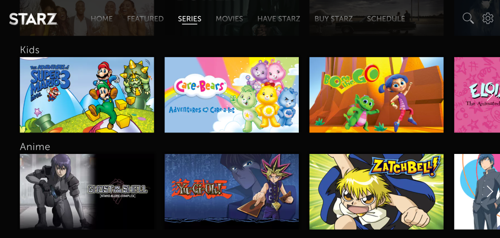 Starz expands, promises 40% larger content library, more kids' shows by year-end | TechCrunch