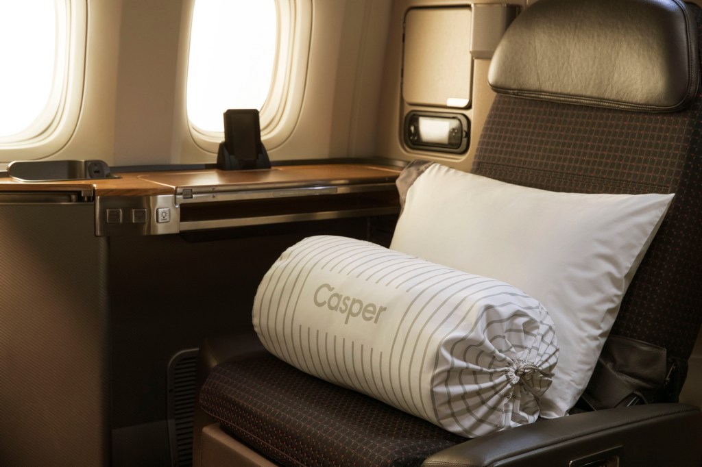 American Airlines teams up with Casper to offer new in-flight sleep products