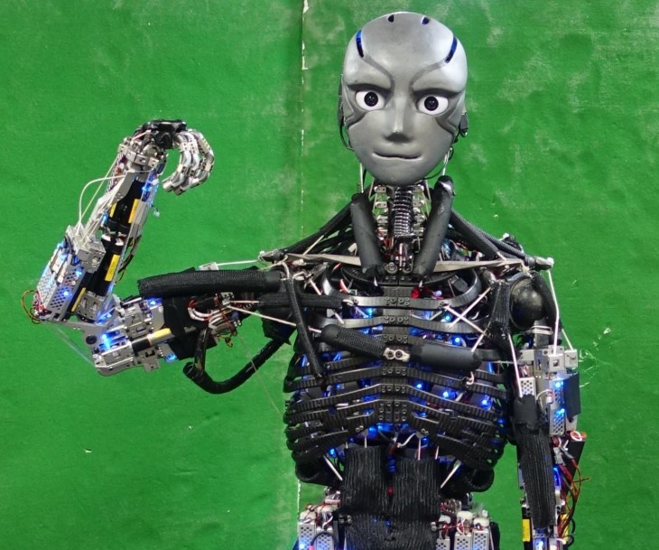 This humanoid robot works out (and sweats) like do (or should)