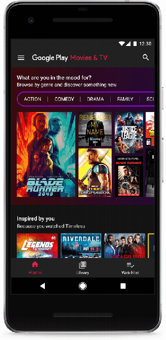 google play movies tv becomes a one