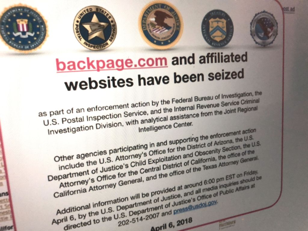Backpage pleads guilty to sex trafficking, CEO faces up to 5 years for  money laundering | TechCrunch