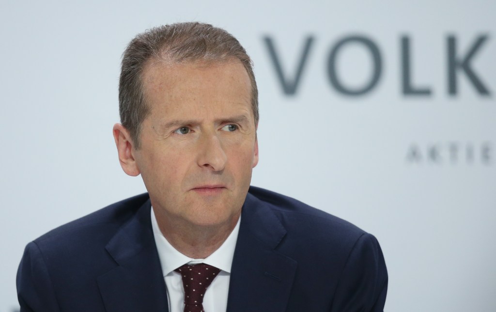 VW Group CEO Herbert Diess is out