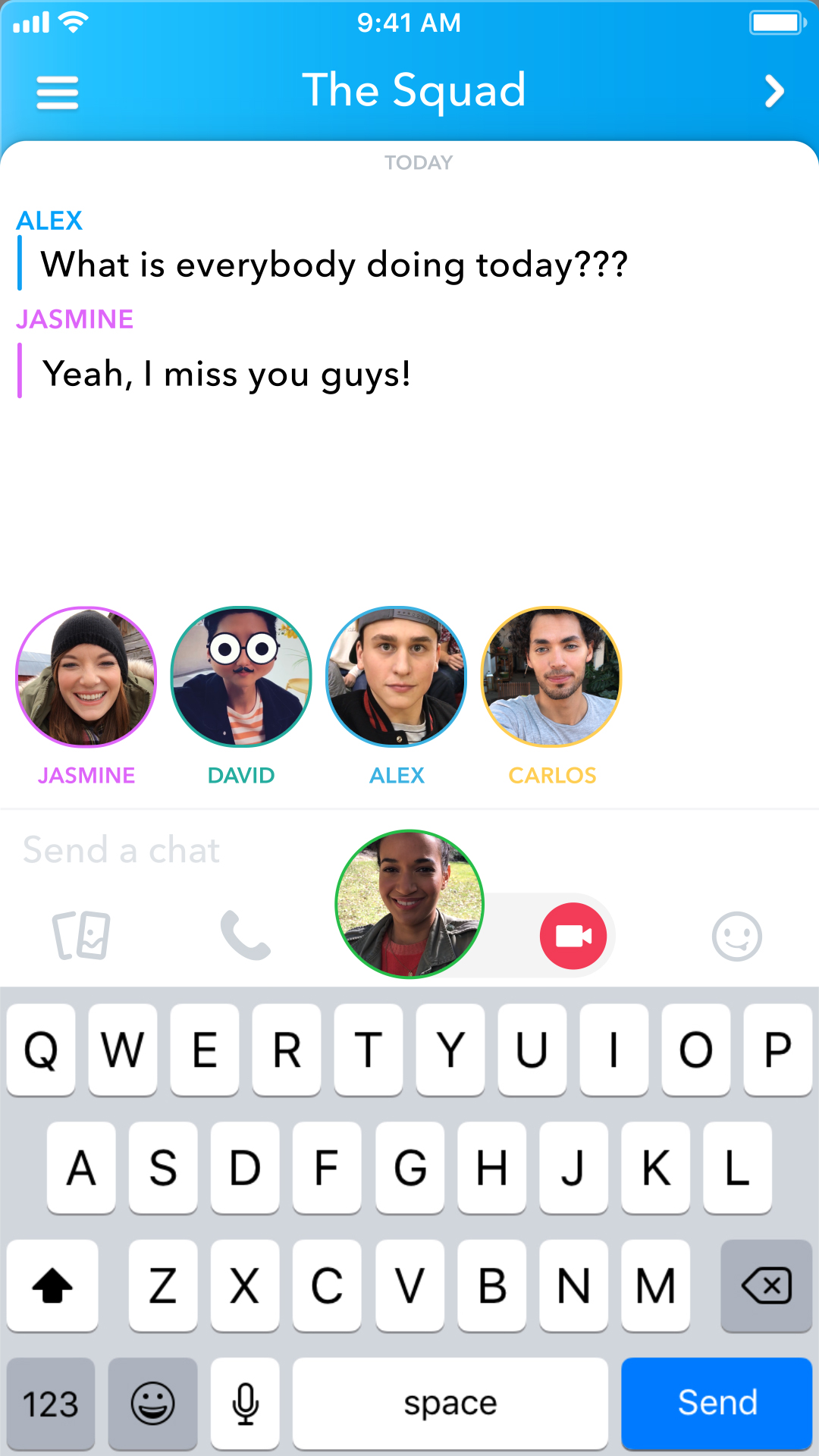 Snap Introduces Group Video Calls For Up To 16 People Techcrunch