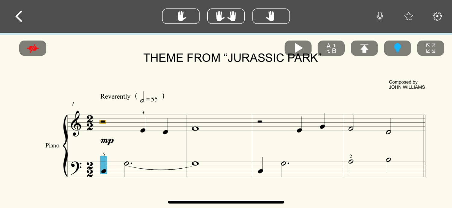 Roblox Piano Jurassic Park Full Theme Sheet