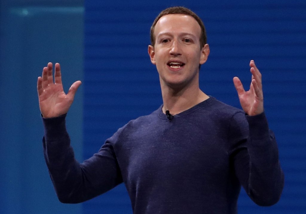 Mark Zuckerberg discursa na conferência de desenvolvedores F8 do Facebook