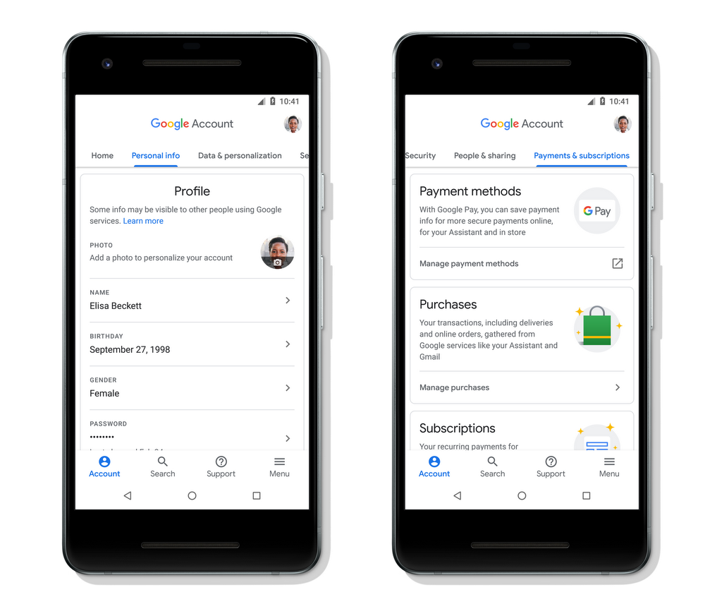 Google adds a search feature to account settings to ease use
