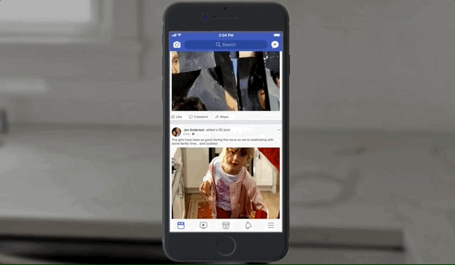 Facebook brings its 3D photos feature to users with single-camera phones thumbnail