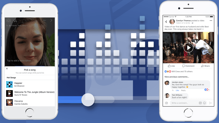 Facebook Allows Videos With Copyrighted Music Tests Lip Sync Live