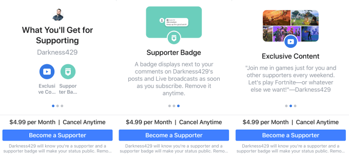 Facebook-Subscription-Patreon4 Facebook launches Brand Collabs search engine for sponsoring creators