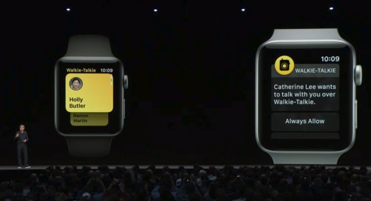 te binden Gespierd Of anders Apple Watch gets Walkie-Talkie mode | TechCrunch