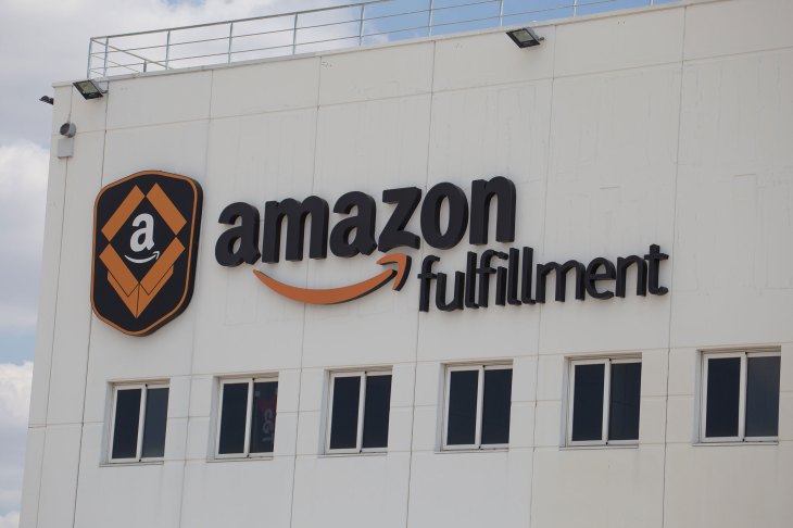 General view of the Amazon warehouse in San Fernando de