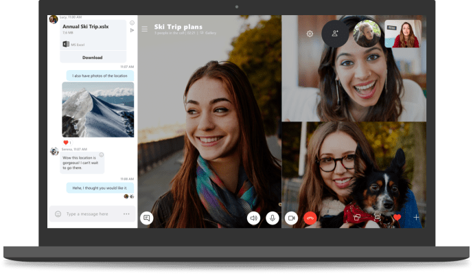 photo of Skype 8.0 launches on desktop with HD video, and soon encryption & call recording image