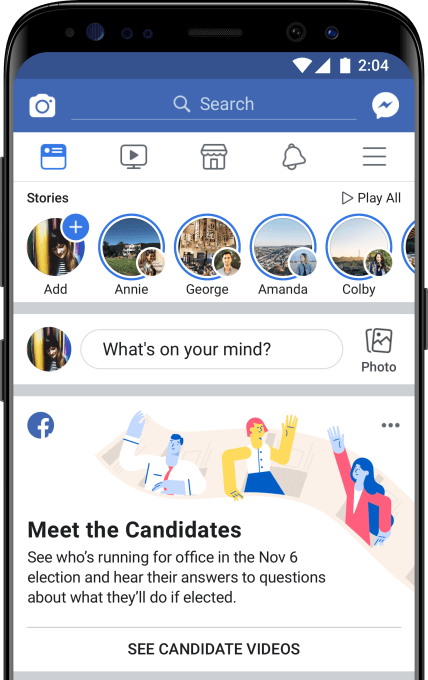 Facebook Releases Candidate Info, A New Way for Politicians to Talk with Their Constituency on Camera 2 | Digital Marketing Community