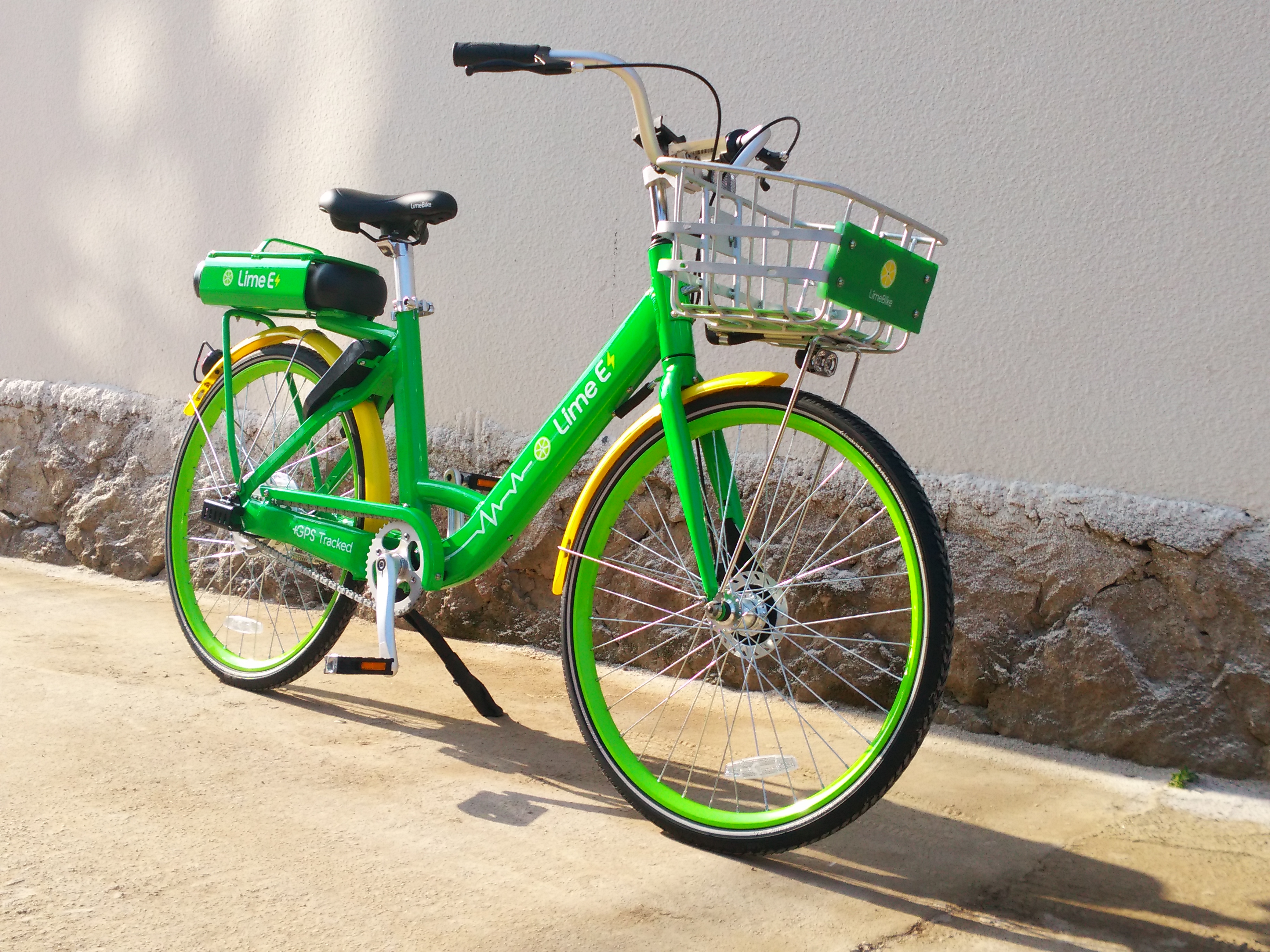 electric lime bike
