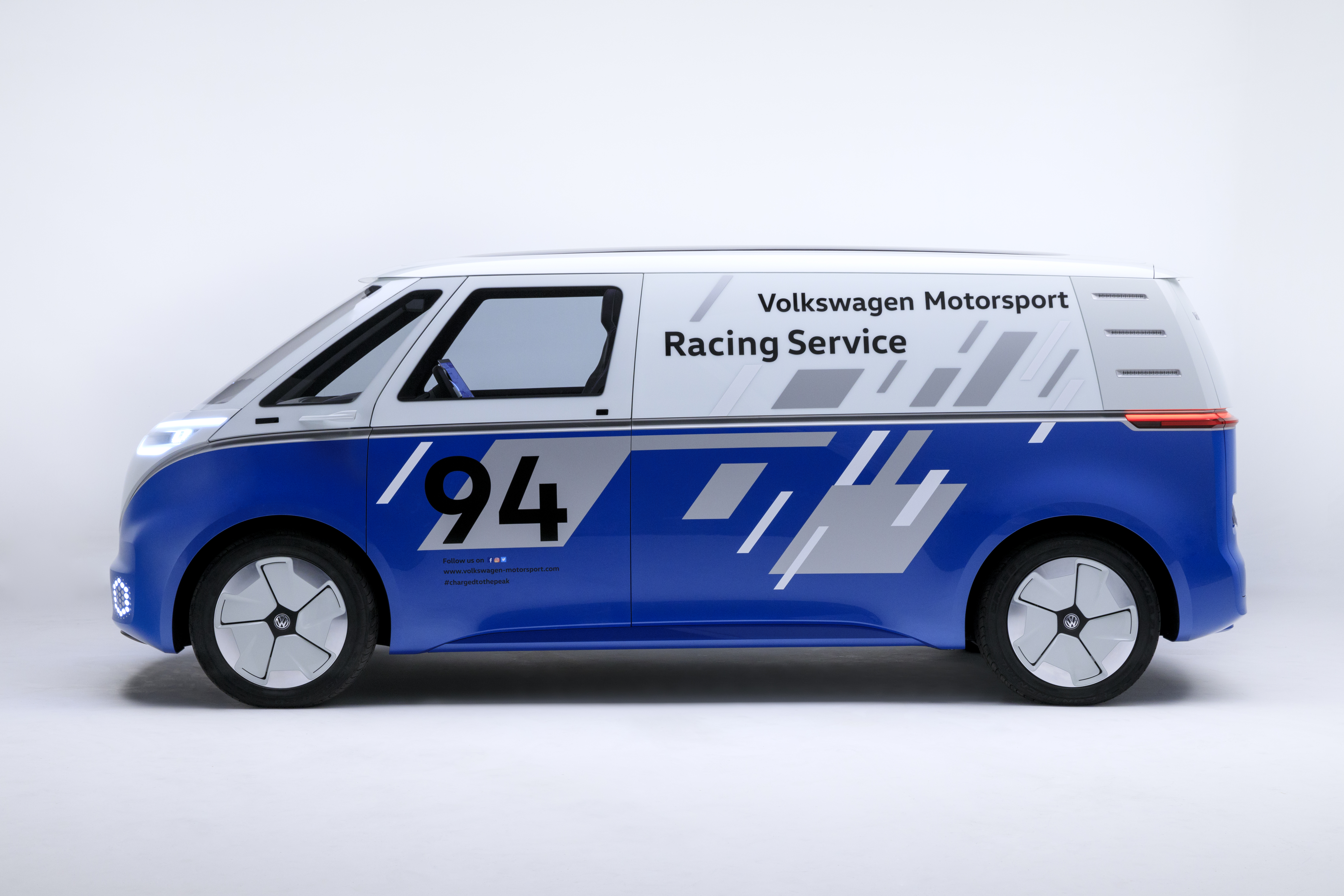 VW turned its electric cargo van concept into a race support vehicle |  TechCrunch