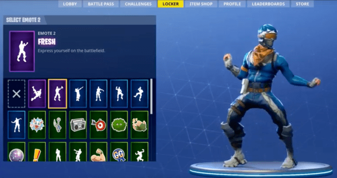 Default dance in chat