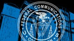 Stylized image of the FCC seal over the agency's headquarters.