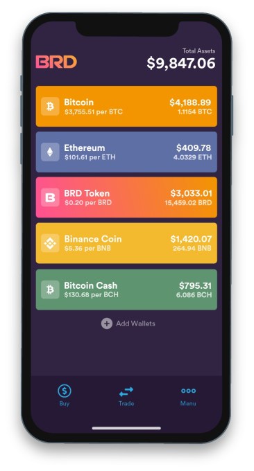 BRD - App - Wallet Screen