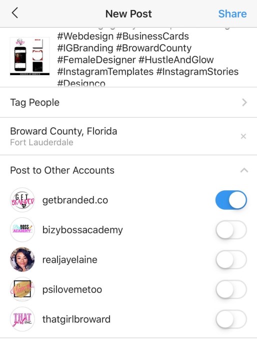Instagram now lets you regram your posts to multiple accounts