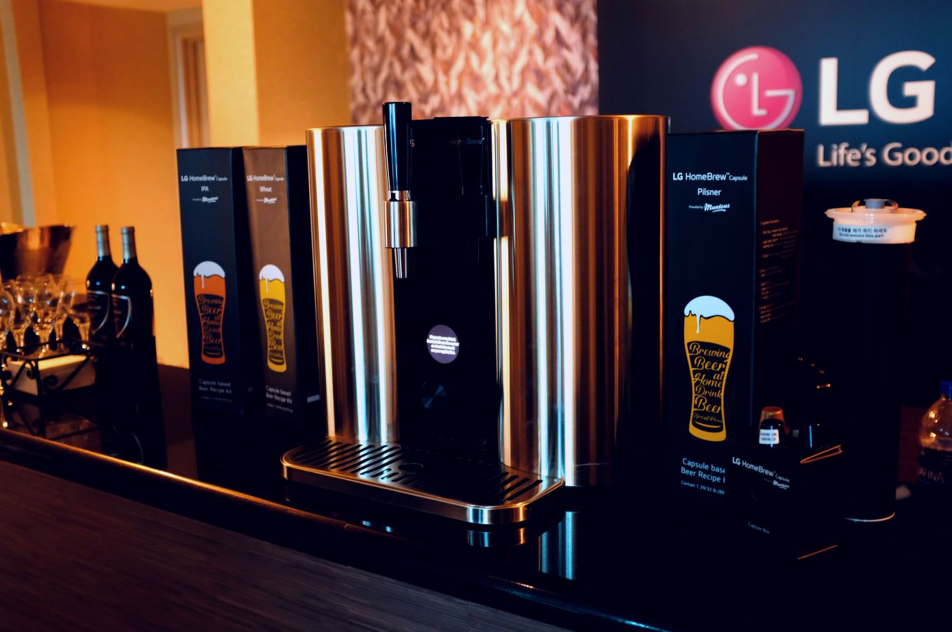  "Капсульная" домашняя пивоварня-бродилка полный автомат от LG на CES 2019